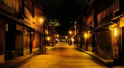 Calles con los primeros restaurantes en la era Edo
