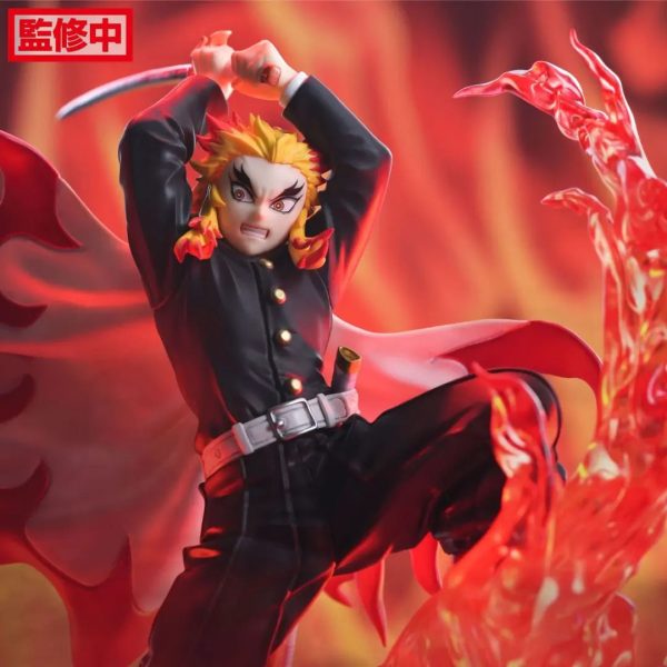 Figura Kyojuro Rengoku Kimetsu no Yaiba Xross Link Anime 15cm - Imagen 4