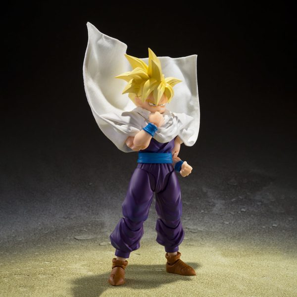 SUPER SAIYAN SON GOHAN THE WARRIOR WHO SURPASSED GOKU FIGURA 11 CM DRAGON BALL Z SH FIGUARTS RE-RUN - Imagen 9