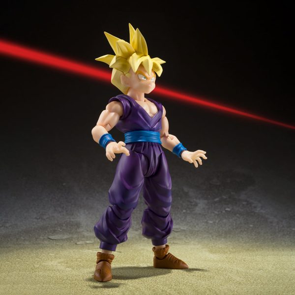 SUPER SAIYAN SON GOHAN THE WARRIOR WHO SURPASSED GOKU FIGURA 11 CM DRAGON BALL Z SH FIGUARTS RE-RUN - Imagen 8