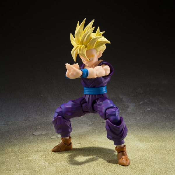 SUPER SAIYAN SON GOHAN THE WARRIOR WHO SURPASSED GOKU FIGURA 11 CM DRAGON BALL Z SH FIGUARTS RE-RUN - Imagen 6
