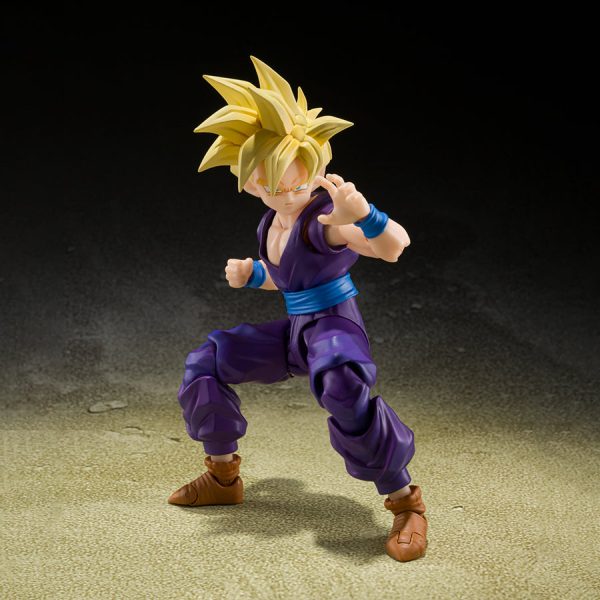 SUPER SAIYAN SON GOHAN THE WARRIOR WHO SURPASSED GOKU FIGURA 11 CM DRAGON BALL Z SH FIGUARTS RE-RUN - Imagen 5