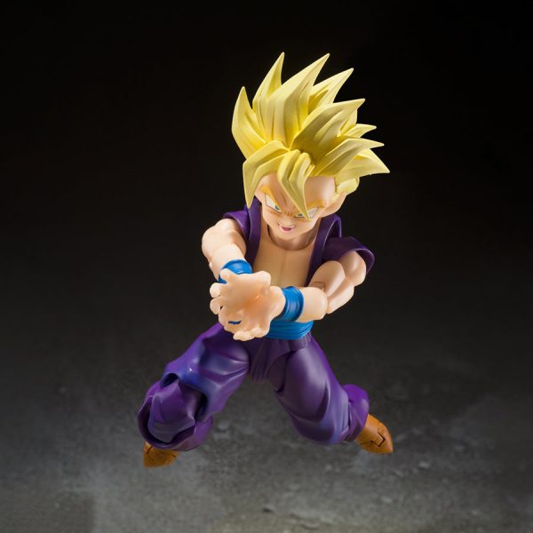 SUPER SAIYAN SON GOHAN THE WARRIOR WHO SURPASSED GOKU FIGURA 11 CM DRAGON BALL Z SH FIGUARTS RE-RUN - Imagen 3