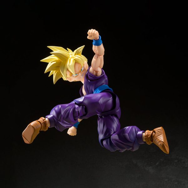 SUPER SAIYAN SON GOHAN THE WARRIOR WHO SURPASSED GOKU FIGURA 11 CM DRAGON BALL Z SH FIGUARTS RE-RUN - Imagen 2