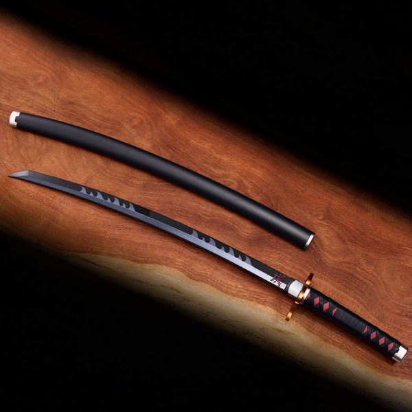 Nichirin Espada Kamado Tanjiro KYOJURO RENGOKUS SWORD GUARD REPLICA DEMON SLAYER: KIMETSU NO YAIBA - Imagen 3