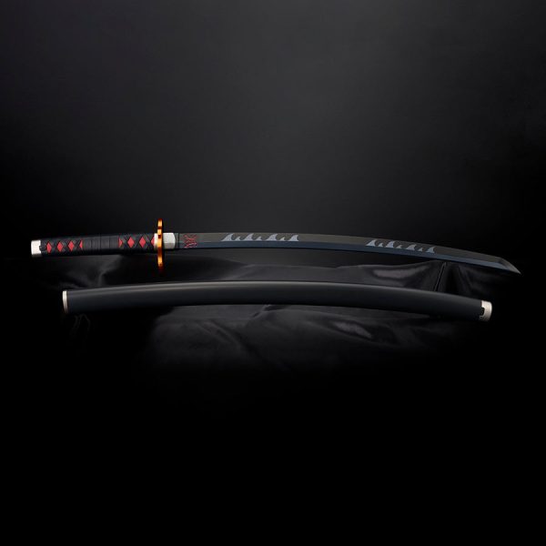 Nichirin Espada Kamado Tanjiro KYOJURO RENGOKUS SWORD GUARD REPLICA DEMON SLAYER: KIMETSU NO YAIBA - Imagen 4