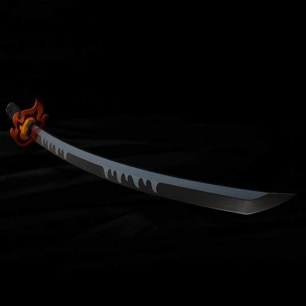 Nichirin Espada Kamado Tanjiro KYOJURO RENGOKUS SWORD GUARD REPLICA DEMON SLAYER: KIMETSU NO YAIBA - Imagen 7