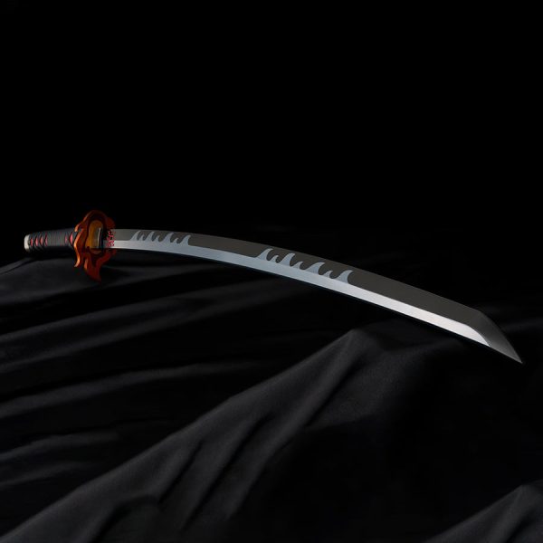 Nichirin Espada Kamado Tanjiro KYOJURO RENGOKUS SWORD GUARD REPLICA DEMON SLAYER: KIMETSU NO YAIBA - Imagen 8