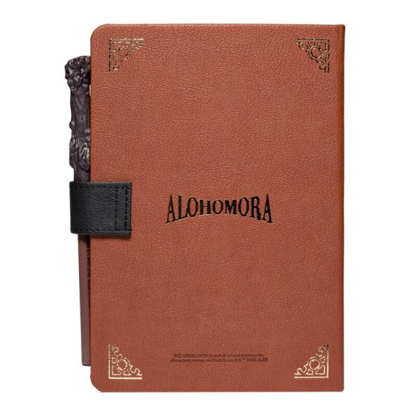 Set premium de cuaderno A5 y bolígrafo inspirado en la varita de Hogwarts de Harry Potter - Imagen 2
