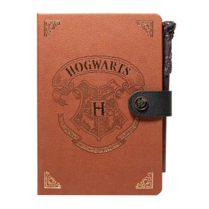 Set premium de cuaderno A5 y bolígrafo inspirado en la varita de Hogwarts de Harry Potter