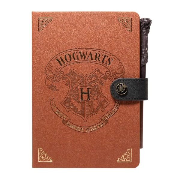 Set premium de cuaderno A5 y bolígrafo inspirado en la varita de Hogwarts de Harry Potter