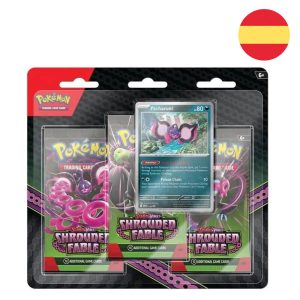 Blister de cartas coleccionables de Fabula Sombria Escarlata y Púrpura en español - Surtido de Pokemon