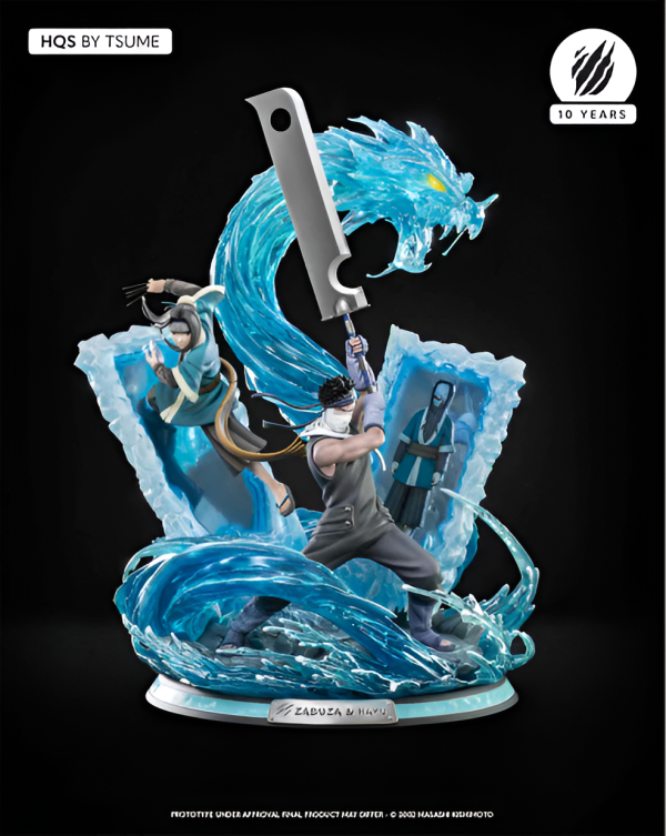 ZABUZA & HAKU RESINA ESCALA 1/8 (47x33x35 CM) NARUTO HQS BY TSUME
