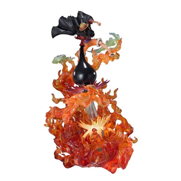 FIGURA MONKEY D LUFFY FIGUARTS ZERO EXTRA BATTLE SPECTACLE RED ROC - Imagen 2