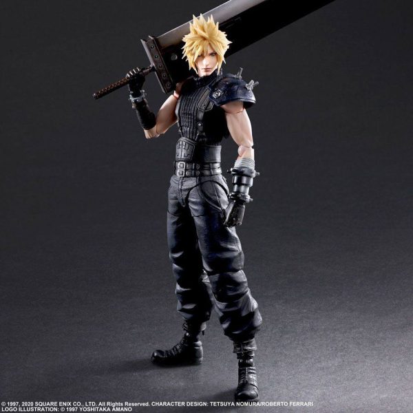 Figura Cloud Strife Final Fantasy vii Remake Play Arts kai Re-run - Imagen 2