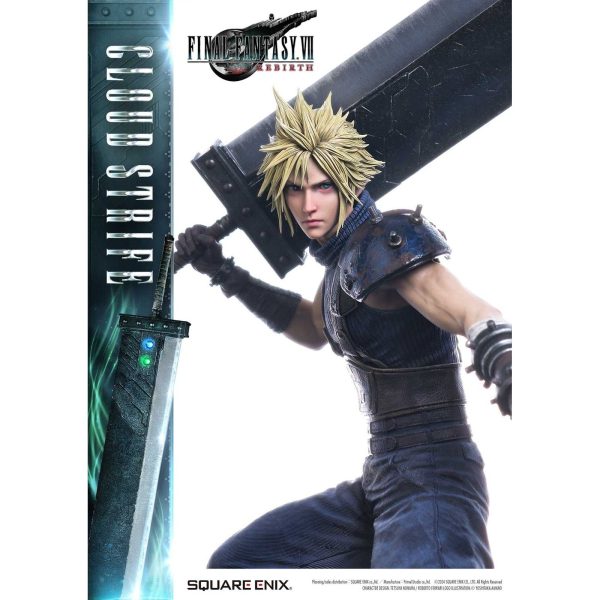 Estatua de resina de Cloud Strife en versión Deluxe de Final Fantasy VII Rebirth Masterline 1/4 - ¡Increíble colección para fans! - Imagen 3