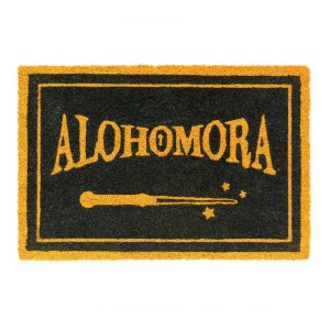 Felpudo de bienvenida inspirado en la magia de Harry Potter: "Alohomora