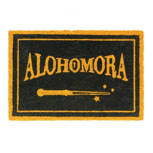 Felpudo de bienvenida inspirado en la magia de Harry Potter: "Alohomora