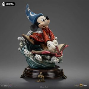 Figura Disney Classics Estatua 1/10 Deluxe art Scale Vintage Collection Sorcerer Mickey 28 CM