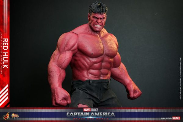 Figura del Capitán América: Brave New World - Red Hulk Movie Masterpiece 1/6 de 47 cm - Imagen 3