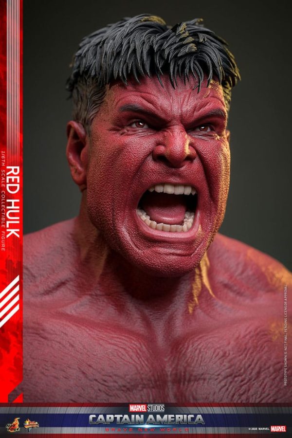 Figura del Capitán América: Brave New World - Red Hulk Movie Masterpiece 1/6 de 47 cm - Imagen 5