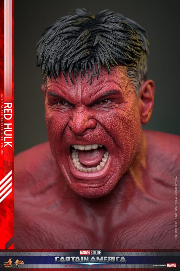 Figura del Capitán América: Brave New World - Red Hulk Movie Masterpiece 1/6 de 47 cm - Imagen 6