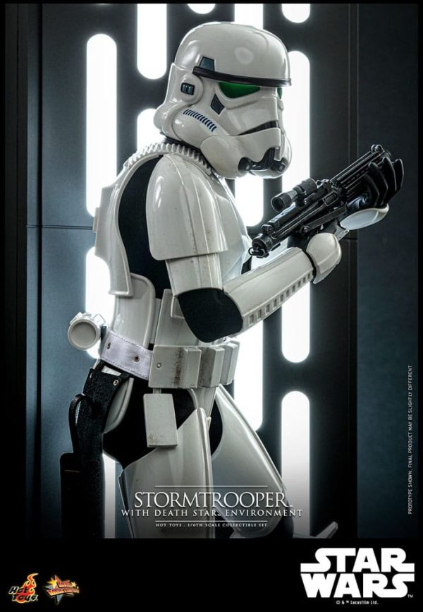 Figura Star Wars Movie Masterpiece Stormtrooper con Entorno de la Estrella de la Muerte 1/6 - 30 cm - Imagen 3