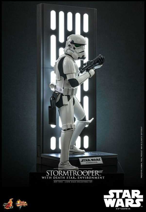 Figura Star Wars Movie Masterpiece Stormtrooper con Entorno de la Estrella de la Muerte 1/6 - 30 cm - Imagen 4