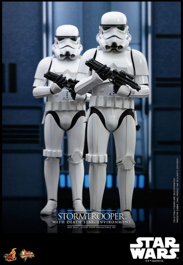 Figura Star Wars Movie Masterpiece Stormtrooper con Entorno de la Estrella de la Muerte 1/6 - 30 cm - Imagen 6