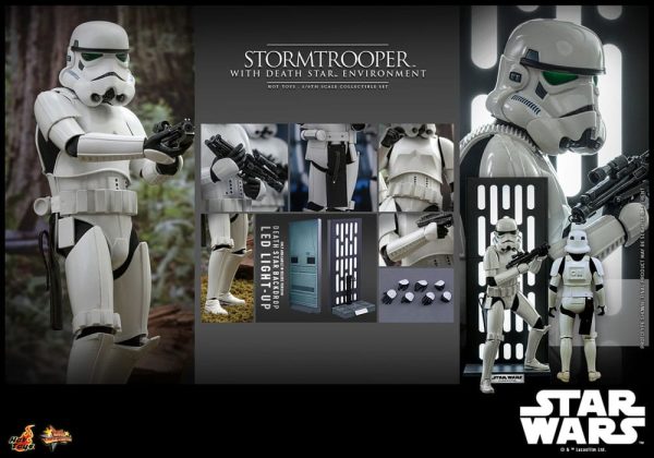 Figura Star Wars Movie Masterpiece Stormtrooper con Entorno de la Estrella de la Muerte 1/6 - 30 cm - Imagen 9