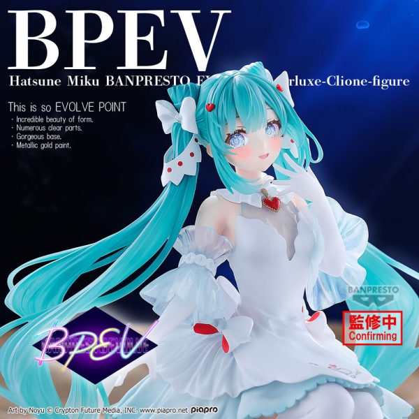 Figura de Clione Crearluxe de Hatsune Miku de 18cm - ¡Ideal para coleccionistas de anime! - Imagen 5