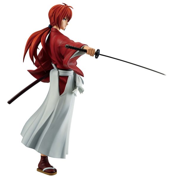 Figura Coleccionable de Kenshin Himura - Samurai de la Era Meiji de Rurouni Kenshin (24cm) - Imagen 4