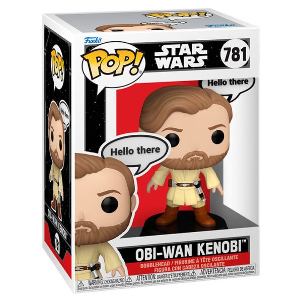 Figura coleccionable Star Wars de Obi-Wan Kenobi en estilo POP - Imagen 2