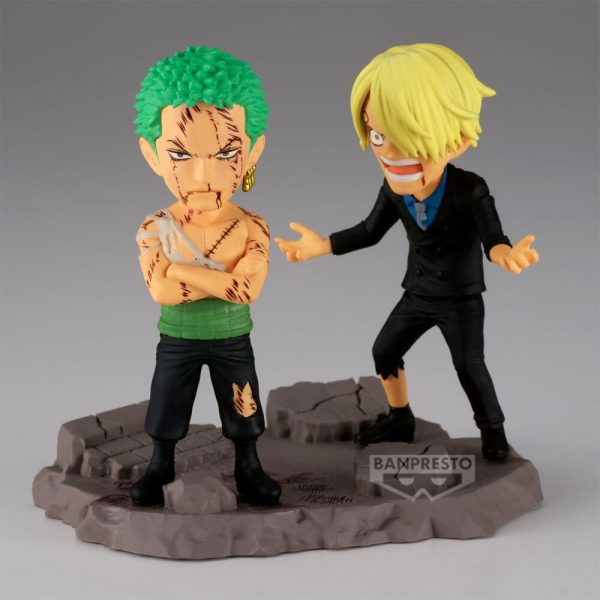 Figuras de colección de Roronoa Zoro y Sanji de One Piece - Tamaño 8cm - Imagen 2