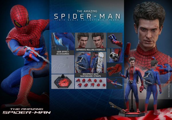 The Amazing Spider-Man Figura Movie Masterpiece 1/6 Spider-Man 30 cm - Imagen 5