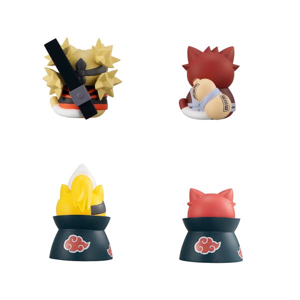SET 8 FIGURAS MEGAHOUSE NARUTO SHIPPUDEN NYARUTO! BATTLE VS AKATSUKI SURTIDO - Imagen 3
