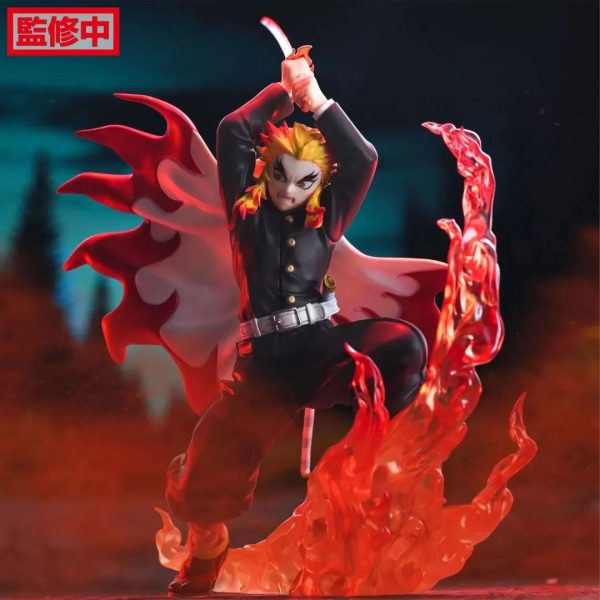 Figura Kyojuro Rengoku Kimetsu no Yaiba Xross Link Anime 15cm - Imagen 2