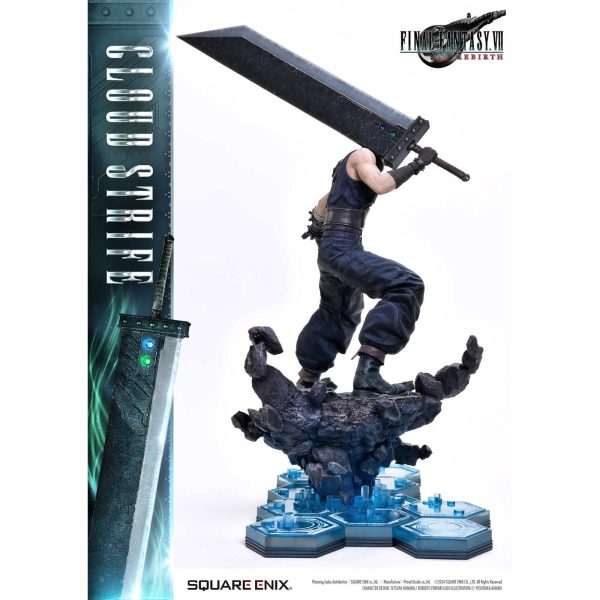 Estatua de resina de Cloud Strife en versión Deluxe de Final Fantasy VII Rebirth Masterline 1/4 - ¡Increíble colección para fans! - Imagen 6