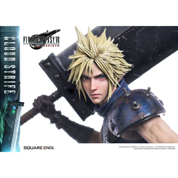Estatua de resina de Cloud Strife en versión Deluxe de Final Fantasy VII Rebirth Masterline 1/4 - ¡Increíble colección para fans! - Imagen 4