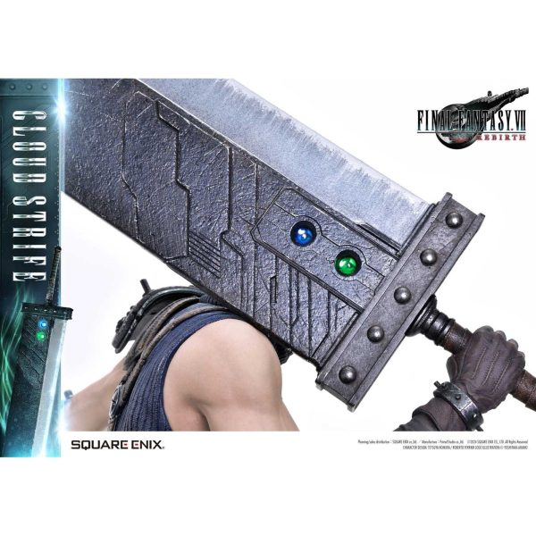 Estatua de resina de Cloud Strife en versión Deluxe de Final Fantasy VII Rebirth Masterline 1/4 - ¡Increíble colección para fans! - Imagen 12