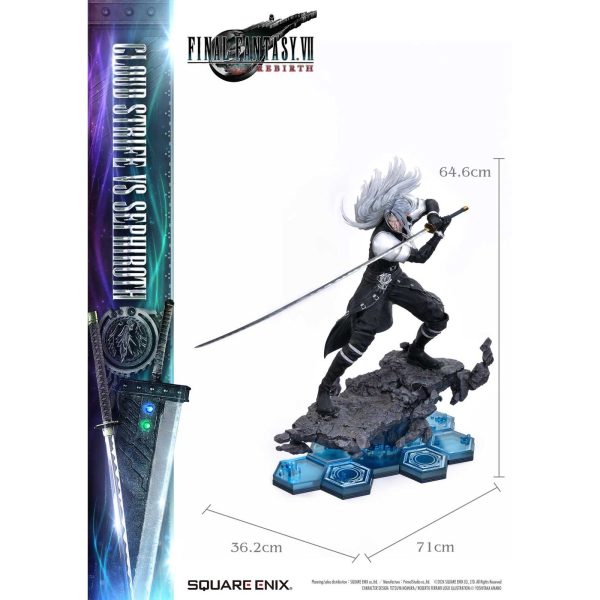 Estatua de resina de Sephiroth de 69cm de Final Fantasy VII Rebirth Masterline 1/4 - ¡Edición exclusiva! - Imagen 8
