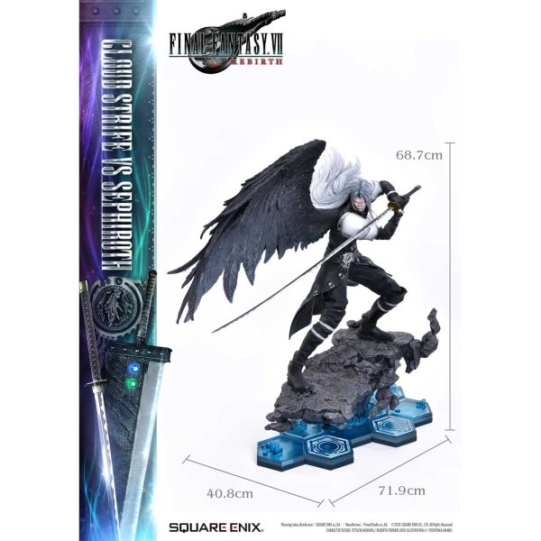 Estatua de resina de Sephiroth de 69cm de Final Fantasy VII Rebirth Masterline 1/4 - ¡Edición exclusiva! - Imagen 6