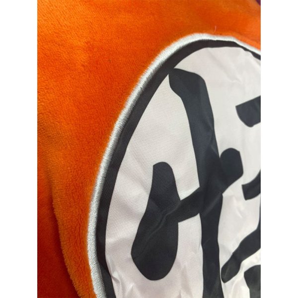 Albornoz con diseño Dragon Ball kanji Go en color naranja - ¡Ideal para los fans! - Imagen 4