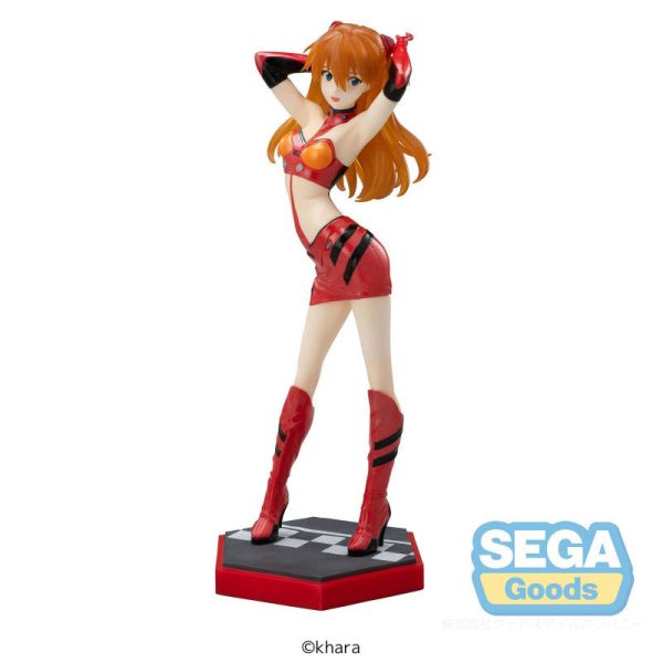 FIGURA ASUKA SHIKINAMI LANGLEY PIT WALK  EVANGELION RACING LUMINASTA