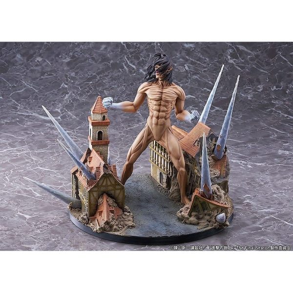 Estátua de Eren Yeager de Attack Titan - Edición Ver. Judgment de 25 cm - Attack on Titan