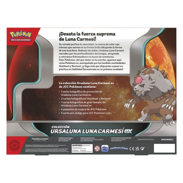 Blister de cartas coleccionables Ursaluna Luna Carmesí Pokémon en español: ¡Hazte con ellos ahora! - Imagen 2