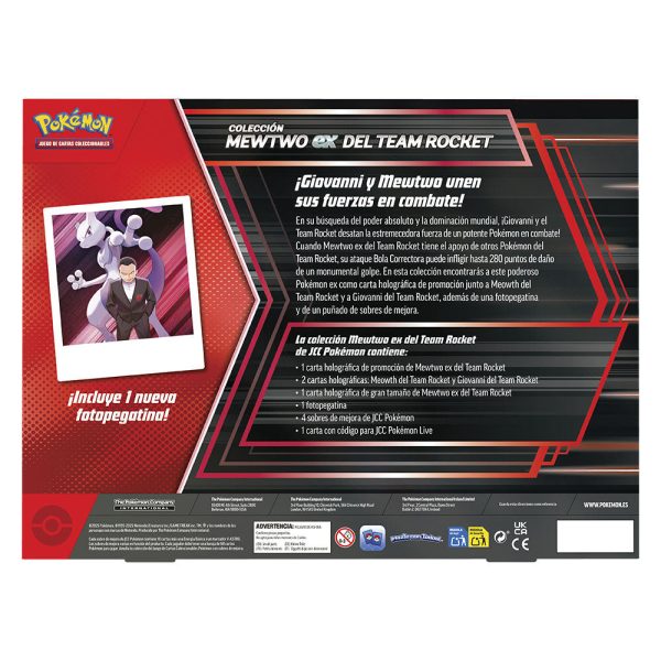 Blister de cartas coleccionables Mewtwo ex del Team Rocket en español: ¡Hazte con él ya! - Imagen 3