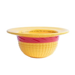 Bowl 3D de Sombrero de Paja de Monkey D. Luffy de One Piece - ¡Colección exclusiva para fans!