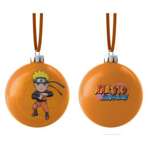 Decoración navideña inspirada en Naruto: Bolas de Navidad con diseños exclusivos