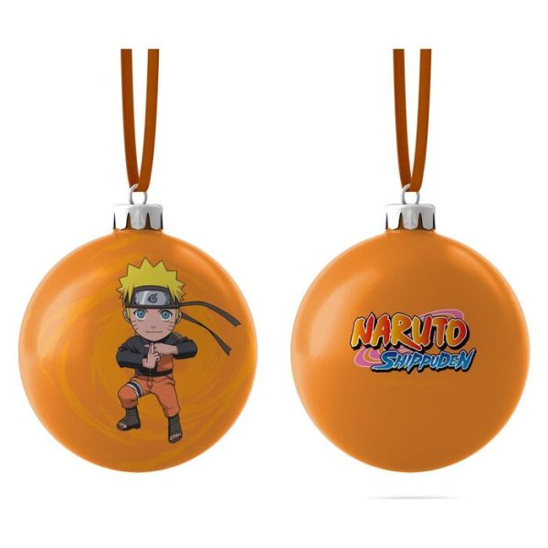 Decoración navideña inspirada en Naruto: Bolas de Navidad con diseños exclusivos